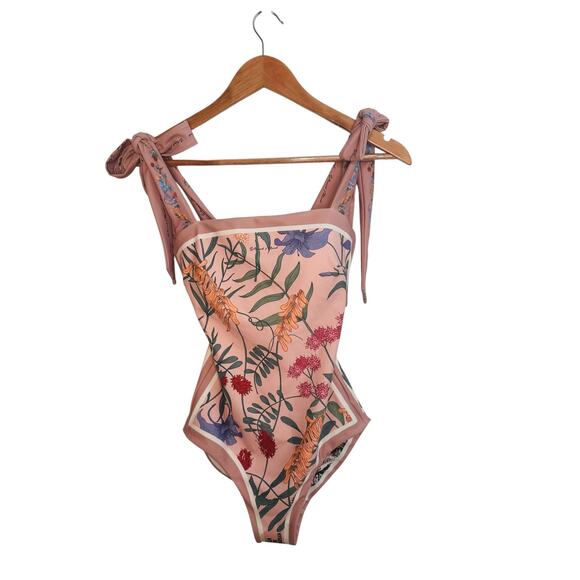 Visual Mood Reversible One Piece Swimsuit Women’s Small NWT – Tropical Print - Picture 16 of 16